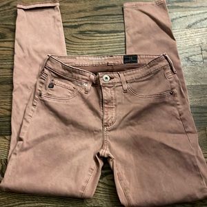 AG mauve pants size 26R
